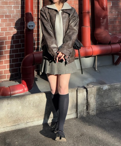 Gaphos （ガフォス）の「ボリュームネックハーフジップスウェット（スウェット・メンズ・イエロー/ブラック/グレー・1/2）」の17枚目の写真