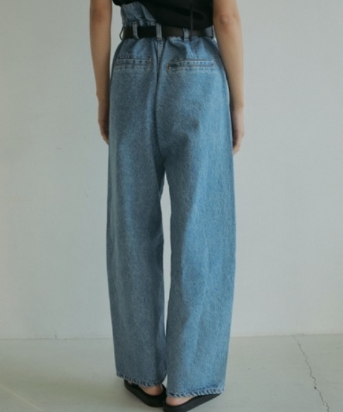anukeアンヌーク Highwaist Baggy Denim anuke Waist Tuck Denim（デニムパンツ）｜anuke（アンヌーク