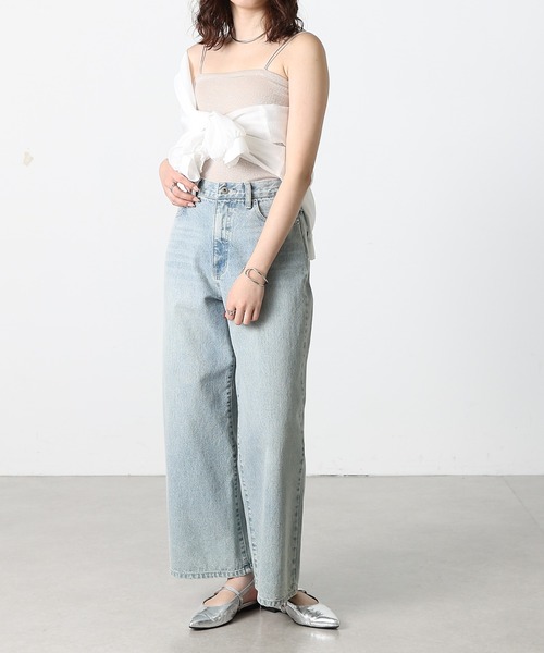 COLONY 2139（コロニートゥーワンスリーナイン）の「ラメフライスカップ付Wストラップキャミソール（キャミソール・レディース・ブルー/シルバー/ブラック/ピンクベージュ・SMALL/MEDIUM/LARGE）」の16枚目の写真