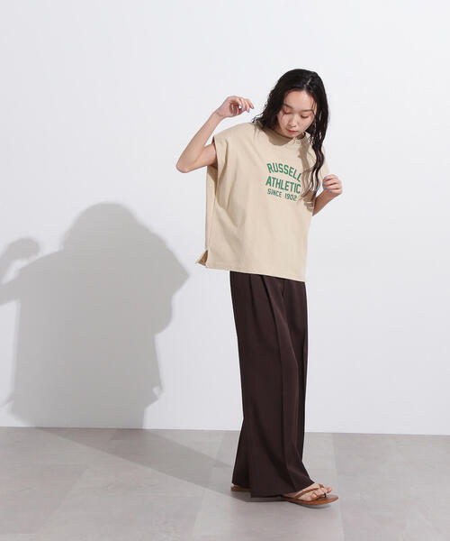 セール】【N.×RUSSELL ATHLETIC】フレンチスリーブTシャツ（T