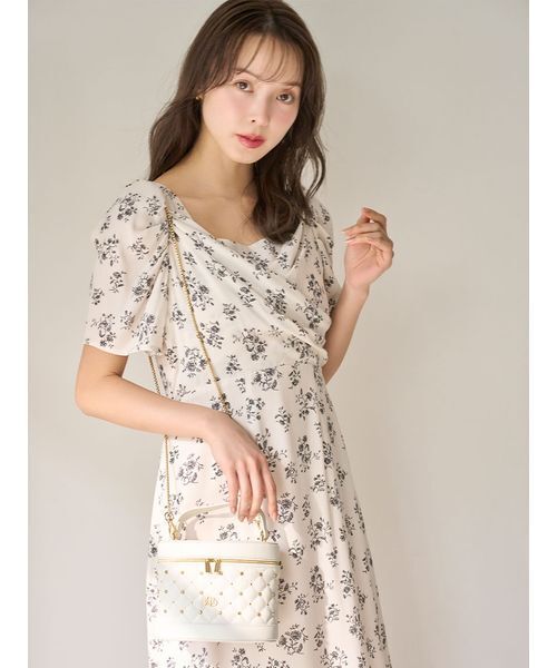 SNIDEL HOME ビジューキルティングバニティバッグ SNIDEL HOME｜ビジューキルティングバニティバッグ | Rakuten
