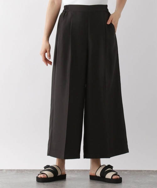 FOUND GOOD(ファウンドグッド)の「サラキレワイドクロップドP(その他パンツ・レディース・ネイビー/ブラック/アイボリー/グレー系5・L/M/S)」の2枚目の写真