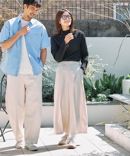 FOUND GOOD(ファウンドグッド)の「サラキレワイドクロップドP(その他パンツ・レディース・ネイビー/ブラック/アイボリー/グレー系5・L/M/S)」の6枚目の写真