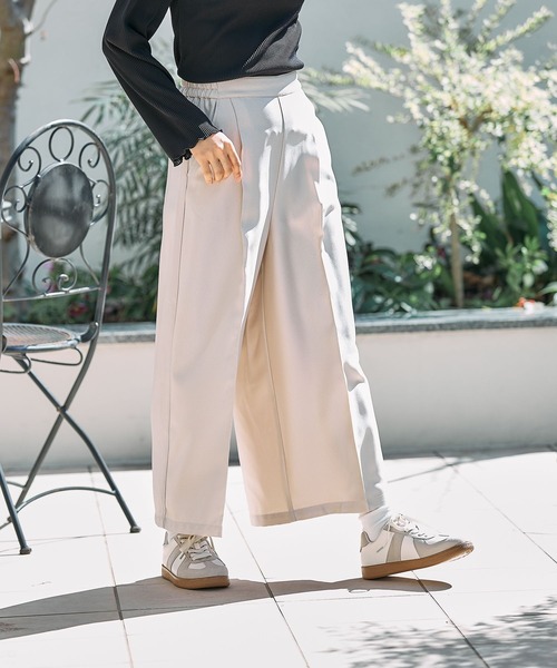 FOUND GOOD(ファウンドグッド)の「サラキレワイドクロップドP(その他パンツ・レディース・ネイビー/ブラック/アイボリー/グレー系5・L/M/S)」の8枚目の写真