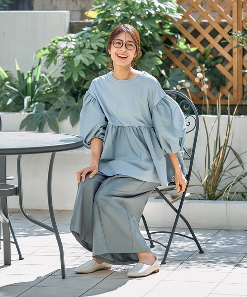 FOUND GOOD(ファウンドグッド)の「サラキレワイドクロップドP(その他パンツ・レディース・ネイビー/ブラック/アイボリー/グレー系5・L/M/S)」の10枚目の写真