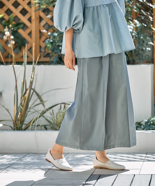 FOUND GOOD(ファウンドグッド)の「サラキレワイドクロップドP(その他パンツ・レディース・ネイビー/ブラック/アイボリー/グレー系5・L/M/S)」の12枚目の写真