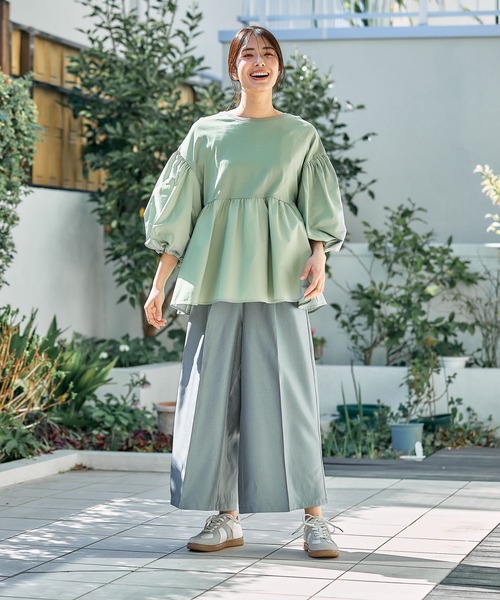 FOUND GOOD(ファウンドグッド)の「サラキレワイドクロップドP(その他パンツ・レディース・ネイビー/ブラック/アイボリー/グレー系5・L/M/S)」の14枚目の写真