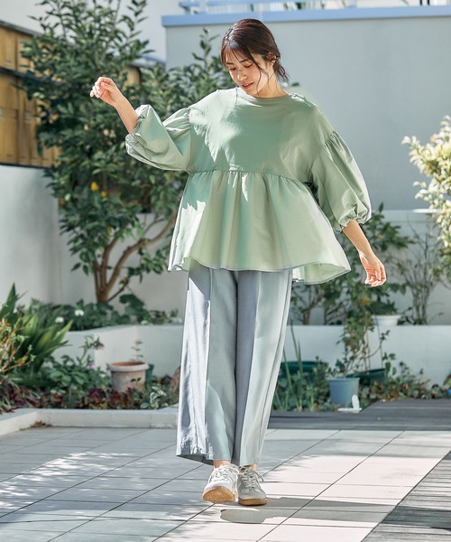 FOUND GOOD(ファウンドグッド)の「サラキレワイドクロップドP(その他パンツ・レディース・ネイビー/ブラック/アイボリー/グレー系5・L/M/S)」の15枚目の写真