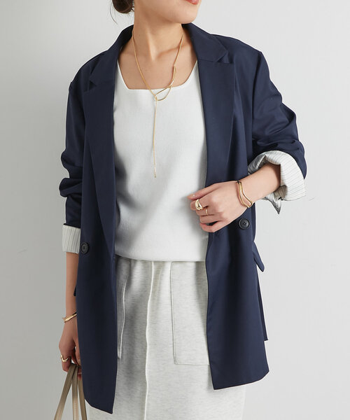 サイドスリットオーバージャケット