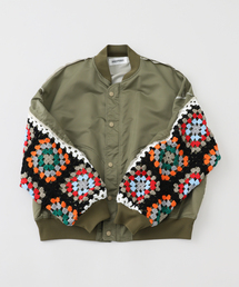 DISCOVERED/ ディスカバード　CROCHET SLEEVE MA-1