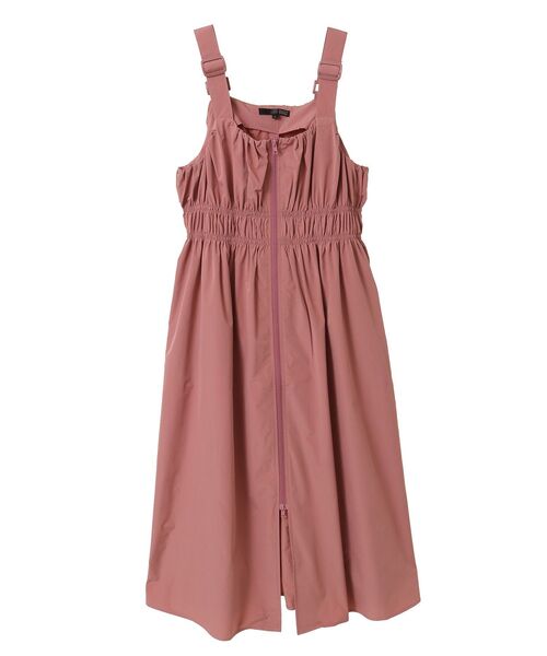ピンク 無地 シャーリング ジャンパースカート Lovely Princess ジャンパースカート ピンク／select | tulle