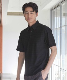 UNION STATION | ストレッチポリJQDボーダーポロ(ポロシャツ)