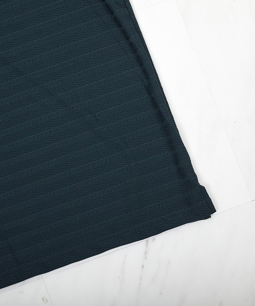 UNION STATION（ユニオンステーション）の「ストレッチポリJQDボーダーポロ（ポロシャツ・メンズ・ブラック/グレー/ネイビー・M/L/LL）」の18枚目の写真