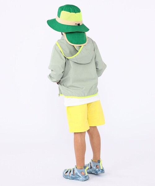 SHIPS（シップス）の「SHIPS KIDS:100～130cm /〈UVカット〉ジップ パーカ（パーカー・キッズ・ベージュ/ライトグリーン・100/110/120/130）」の10枚目の写真