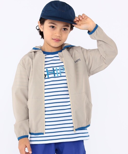SHIPS（シップス）の「SHIPS KIDS:100～130cm /〈UVカット〉ジップ パーカ（パーカー・キッズ・ベージュ/ライトグリーン・100/110/120/130）」の14枚目の写真