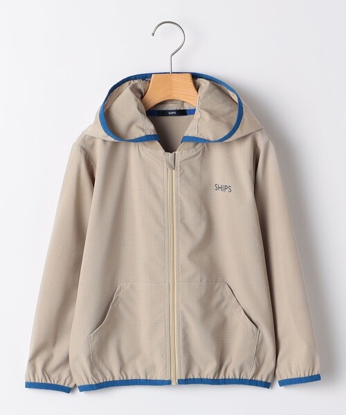 SHIPS（シップス）の「SHIPS KIDS:100～130cm /〈UVカット〉ジップ パーカ（パーカー・キッズ・ベージュ/ライトグリーン・100/110/120/130）」の19枚目の写真