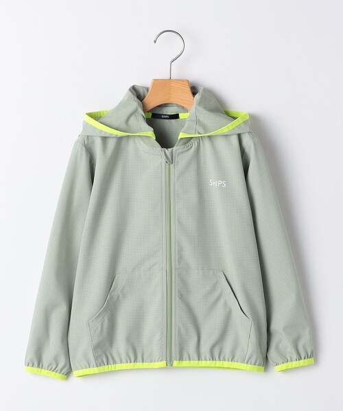 SHIPS（シップス）の「SHIPS KIDS:100～130cm /〈UVカット〉ジップ パーカ（パーカー・キッズ・ベージュ/ライトグリーン・100/110/120/130）」の20枚目の写真