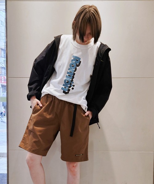 GREEN BOWL(グリーンボウル)の「Romon S/S T-shirts(タテRomon)(Tシャツ/カットソー・メンズ・ホワイト・L/M)」の2枚目の写真