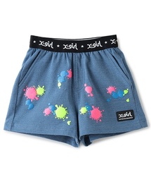 X-girl Stages | ウエストロゴペイントショートパンツ(その他パンツ)