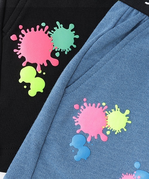 X-girl Stages（エックスガールステージス）の「ウエストロゴペイントショートパンツ（その他パンツ・キッズ・ブラック/ブルー・80ｃｍ/90cm/110cm/100cm/120cm/130cm/140cm）」の8枚目の写真