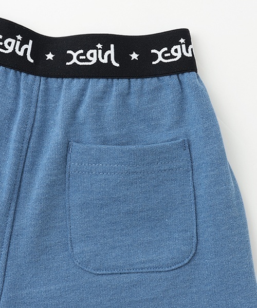 X-girl Stages（エックスガールステージス）の「ウエストロゴペイントショートパンツ（その他パンツ・キッズ・ブラック/ブルー・80ｃｍ/90cm/110cm/100cm/120cm/130cm/140cm）」の10枚目の写真