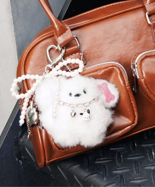 algy(アルジー)の「オシャうさチャーム(その他雑貨・キッズ・オフホワイト・FREE)」の1枚目の写真