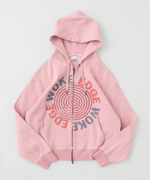 WOKE EDGE / ウォークエッジ WASHED THERMAL ZIP HOODIE
