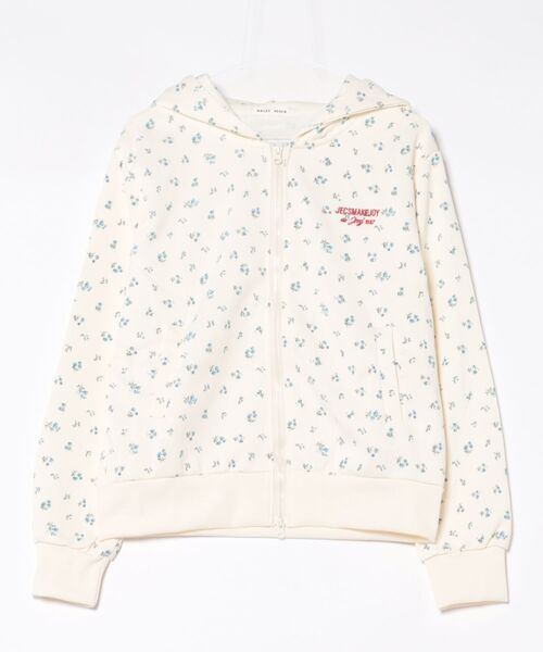CERCA(チェルカ)の「HALEY PESCA/フラワープリント ダブルジップパーカー(パーカー・レディース・グレー/アイボリー・SMALL/LARGE/MEDIUM)」の14枚目の写真