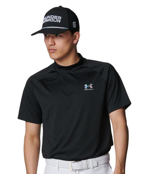 【新品•未使用品】 アンダーアーマー モックネックシャツ ブラック XL UNDER ARMOUR ☆ネコポス アンダーアーマー メンズ インナー 七