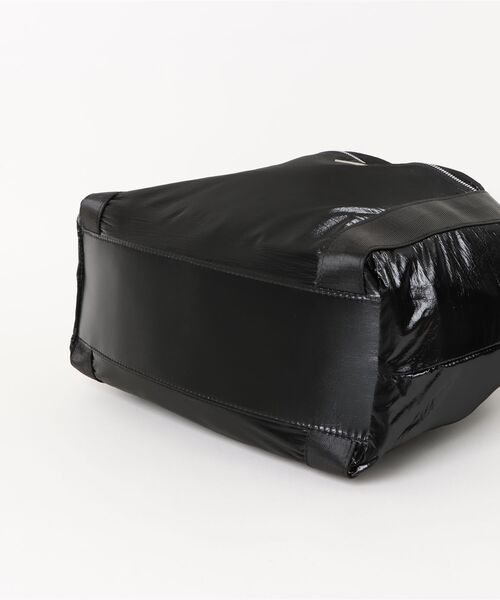 BarcosBlue（バルコスブルー）の「【BarcosBlue/バルコスブルー】巾着型軽量トートバッグ（トートバッグ・レディース・ブラック/シルバー・ONE SIZE）」の8枚目の写真