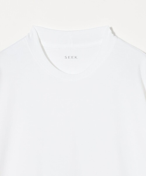 SEEK(シーク)の「<SEEK> クルーネックTシャツ(Tシャツ/カットソー・メンズ・ホワイト/ブラック・L/M)」の10枚目の写真