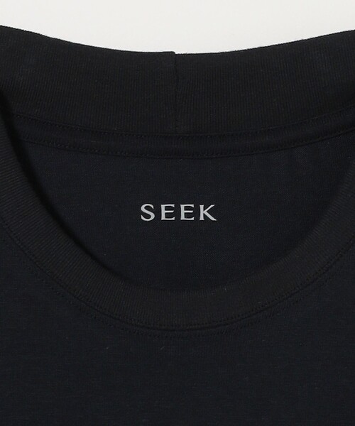SEEK(シーク)の「<SEEK> クルーネックTシャツ(Tシャツ/カットソー・メンズ・ホワイト/ブラック・L/M)」の13枚目の写真