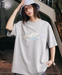 HARSH AND CRUEL 花柄 刺繍 ロゴ Tシャツ 半袖 新作 男女兼用 HARSH AND CRUEL｜ハーシュアンドクルーエルのTシャツ