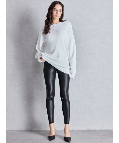 まる　ハイウエストレギンス G1/3XL H/W KNEE ZIPレギンス[品番：MKSW0051784]｜GYDA（ジェイダ）の