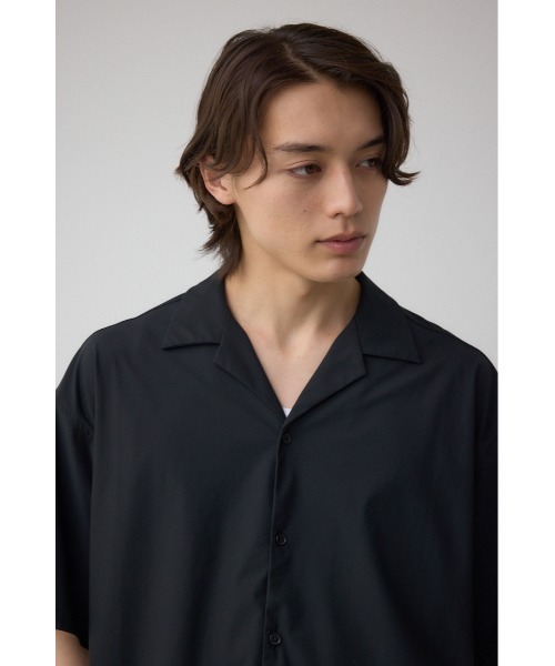 AZUL by moussy(アズールバイマウジー)の「ダイヤモンドストレッチ開襟シャツ(シャツ/ブラウス・メンズ・ダークグリーン/ブラック/ライトブルー/ライトグレー・MEDIUM/LARGE)」の5枚目の写真