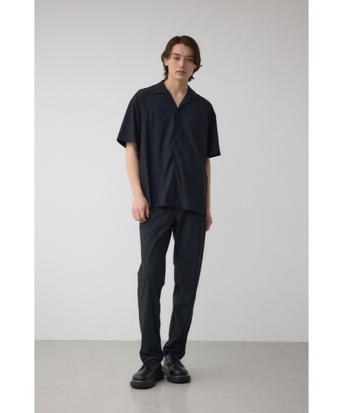 AZUL by moussy(アズールバイマウジー)の「ダイヤモンドストレッチ開襟シャツ(シャツ/ブラウス・メンズ・ダークグリーン/ブラック/ライトブルー/ライトグレー・MEDIUM/LARGE)」の6枚目の写真