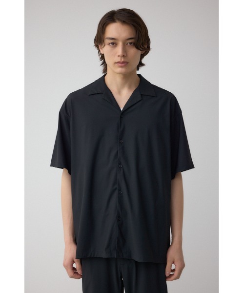 AZUL by moussy(アズールバイマウジー)の「ダイヤモンドストレッチ開襟シャツ(シャツ/ブラウス・メンズ・ダークグリーン/ブラック/ライトブルー/ライトグレー・MEDIUM/LARGE)」の7枚目の写真