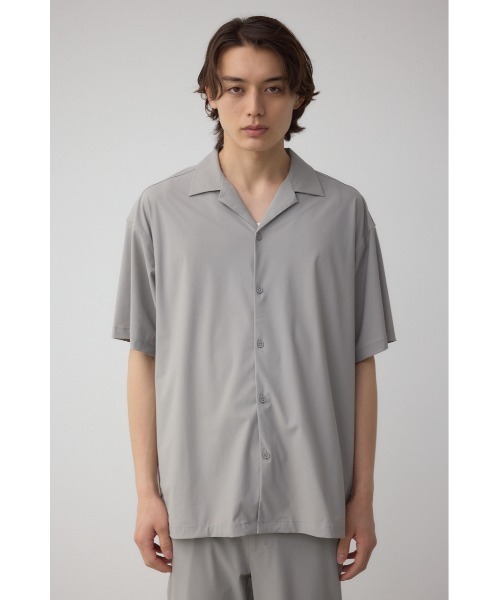 AZUL by moussy(アズールバイマウジー)の「ダイヤモンドストレッチ開襟シャツ(シャツ/ブラウス・メンズ・ダークグリーン/ブラック/ライトブルー/ライトグレー・MEDIUM/LARGE)」の16枚目の写真