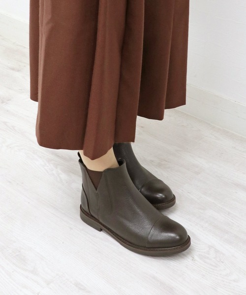 セール】サイドゴアショートブーツ/6729（ブーツ）｜MODE KAORI