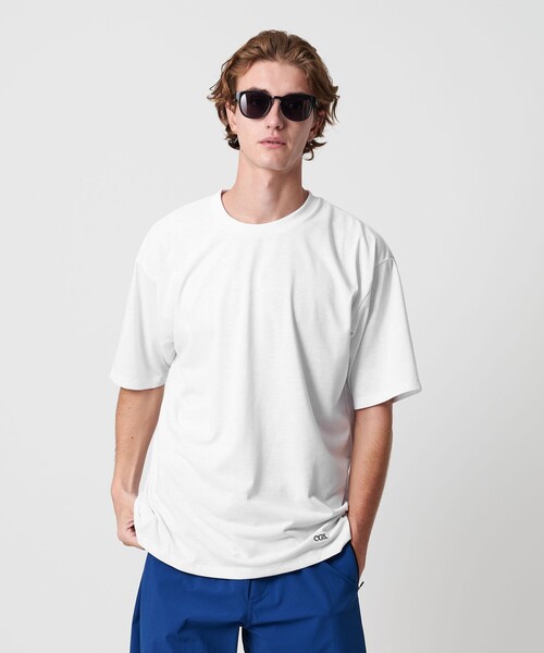 California General Store（California General Store）の「＜CGS.＞ リサイクル ポリエステル ラック Tシャツ-吸水速乾 紫外線軽減-（Tシャツ/カットソー・メンズ・ホワイト/ブラック/グレー・S/M/L/XL）」の7枚目の写真