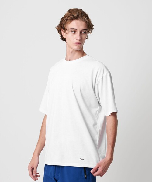 California General Store（California General Store）の「＜CGS.＞ リサイクル ポリエステル ラック Tシャツ-吸水速乾 紫外線軽減-（Tシャツ/カットソー・メンズ・ホワイト/ブラック/グレー・S/M/L/XL）」の8枚目の写真