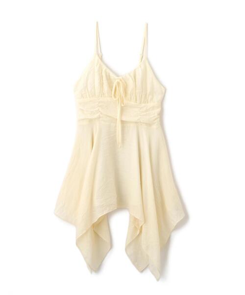 FREE'S MART（フリーズマート）の「イレヘムチュニックキャミワンピース（ワンピース・レディース・ブラック/ピンク/ホワイト・FREE）」の16枚目の写真