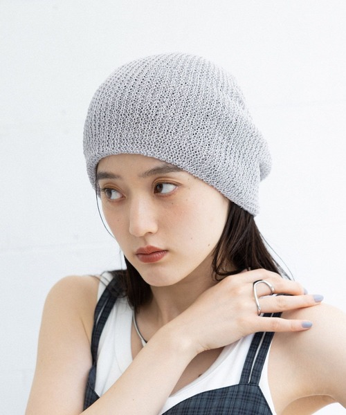 RAGEBLUE(レイジブルー)の「アソートカラービーニー(ニットキャップ/ビーニー・レディース・ブラック/グレー/ブルー/ブラック系・FREE)」の8枚目の写真