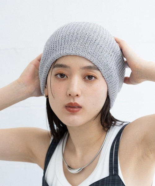 RAGEBLUE(レイジブルー)の「アソートカラービーニー(ニットキャップ/ビーニー・レディース・ブラック/グレー/ブルー/ブラック系・FREE)」の9枚目の写真