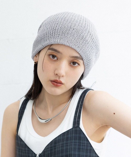RAGEBLUE(レイジブルー)の「アソートカラービーニー(ニットキャップ/ビーニー・レディース・ブラック/グレー/ブルー/ブラック系・FREE)」の10枚目の写真