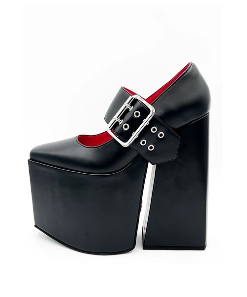 スクエアヒール 厚底パンプス Charla Tedrick│Jeffrey Campbell