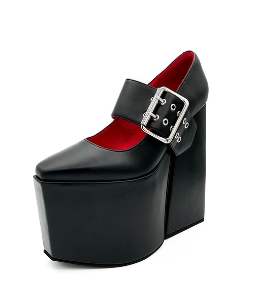 スクエアヒール 厚底パンプス Charla Tedrick│Jeffrey Campbell
