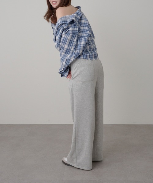 RAY CASSIN(レイカズン)の「チェックシャツボレロ(シャツ/ブラウス・レディース・グリーン/ブラック/ブルー・FREE)」の20枚目の写真