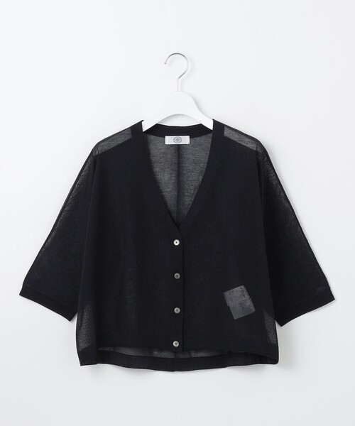 J.PRESS(ジェイプレス)の「【WEB限定カラーあり・洗える】SHEER LIGHT KNIT Vネック カーディガン(カーディガン/ボレロ・レディース・スカイブルー系/ピーコックグリーン系/ピンク系/ベージュ系/ホワイト系/ネイビー系・T13)」の22枚目の写真
