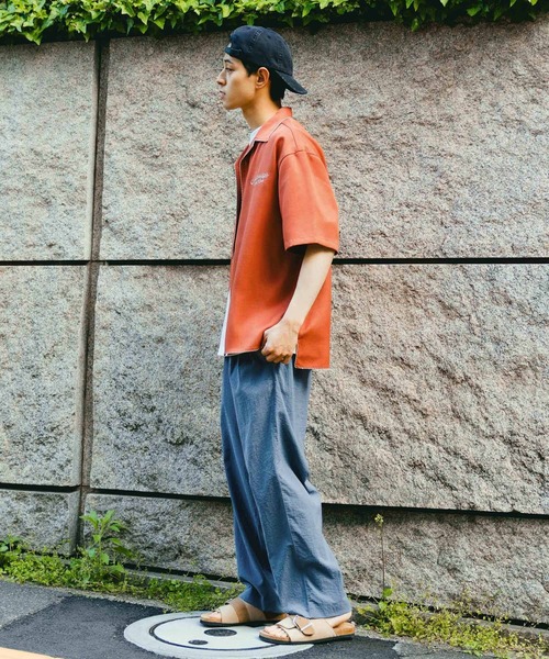 niko and...(ニコアンド)の「ブランケットステッチシャツ(シャツ/ブラウス・メンズ・ブルー/ブラック/オレンジ・MEDIUM/LARGE)」の13枚目の写真